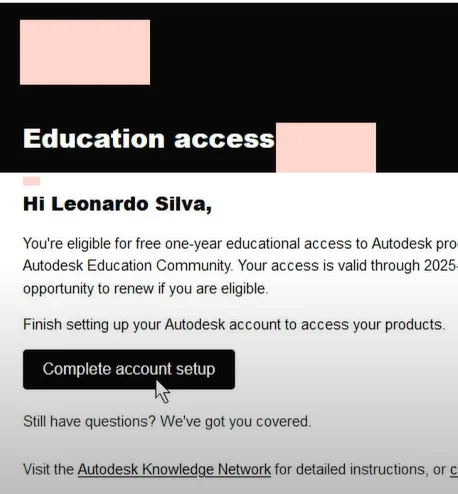 confirmando conta no email