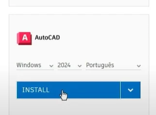 baixando autocad